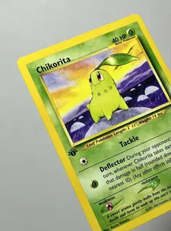 Chikorita 53/111 (NM) 1st Edition Common Neo Genesis WOTC 2000 Pokemon Card - Image 4