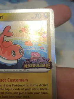 2024 Pokemon Scarlet & Violet Twilight Masquerade Tatsugiri SVP118 STAFF - NM - Image 4