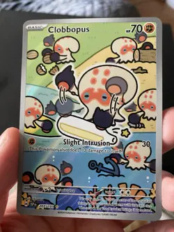 Pokemon TCG Clobbopus 207/191 Surging Sparks Full Art Illustration Rare Holo NM - Image 1