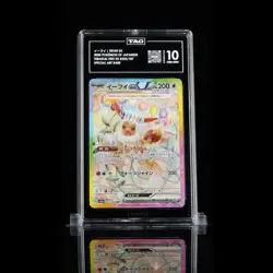 TAG 10 GEM MT Eevee ex Special Art Rare 2024 Pokemon Pokemon Scarlet & Violet - Image 1