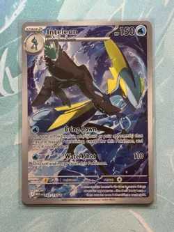 TCG Pokemon English IR Inteleon 142/132 Me01: Mega Evolution Holo - Image 1