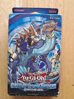 Yu-Gi-Oh Realm Of The Sea Emperor Structure Deck 1st Edition New Sealed Box - Image 1