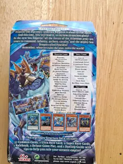 Yu-Gi-Oh Realm Of The Sea Emperor Structure Deck 1st Edition New Sealed Box - Image 3