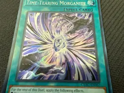 Time-Tearing Morganite CYAC-EN067 1st Edition Super Rare Yu-Gi-Oh! - Image 3
