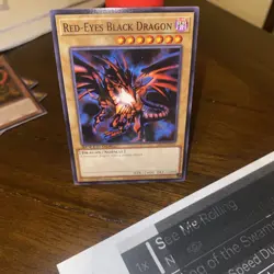 YUGIOH • RED EYES BLACK DRAGON • SECRET RARE • SBC2-EN026• 1st • NM 🔥 - Image 1