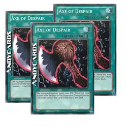 3x AXE OF DESPAIR • (Ascia Di Distruzione) • Comune • BP01 EN067 • Unl • Yugioh! - Image 1