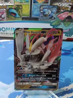 White Kyurem GX - 48/70 - Ultra Rare Dragon Majesty - Pokemon Card - NM - Image 1