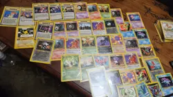 Pokemon Vintage Lot of 73 Non Holo Rare Cards Base Set to Gym Heroes Unlimited - Image 1