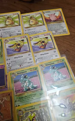 Pokemon Vintage Lot of 73 Non Holo Rare Cards Base Set to Gym Heroes Unlimited - Image 2