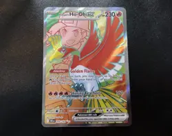 Ethan's Ho-Oh ex 209/182 Destined Rivals Full Art Ultra Rare Pokemon Card NM - Image 1