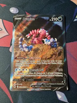 Pokemon TCG Drapion v Full Art Holo Card GG49/GG70 Crown Zenith Galarian Gallery - Image 1