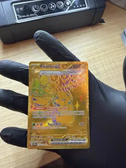 Pikachu EX Prismatic Evolutions Holo Hyper Rare Card 179/131 SV - Image 1