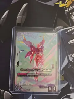 Gundam Aerial Rebuild LR+ Card Game Newtype Rising, GD01-067 - Image 1