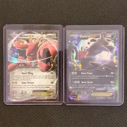 Darkrai EX 74/122 + Scizor EX 76/122 - Pokemon Cards - Lot #79 - Image 1