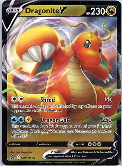 Dragonite V SWSH154 SWSH: Sword & Shield Promo Cards Holo - Image 1