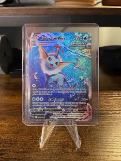 Vaporeon VMAX SWSH182 Sword & Shield Promo Holo Pokemon TCG Card - Image 1