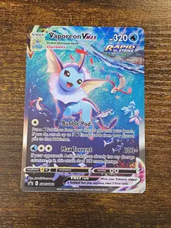 Vaporeon VMAX SWSH182 Sword & Shield Promo Holo Pokemon TCG Card - Image 2