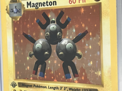 1st Edition Magneton 9/102 Base Set 1999 Shadowless Holo Rare WOTC Pokemon Card - Image 5