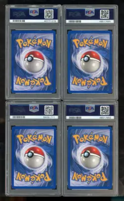 Lot of (4) 2003 Pokemon Skyridge Aquapolis Energy Cards Reverse Foil PSA 8-9 - Image 2
