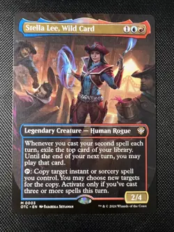 MTG Stella Lee Wild Card M 0003 Regular Borderless Commander Thunder Junction NM - Image 1