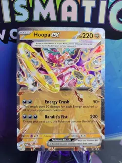 EX HOLO Hoopa EX 098/182 NM - Paradox Rift Pokemon Card - Image 1