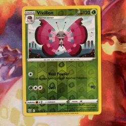 🚀013/163 Vivillon | Reverse Holo Rare | Pokemon Trading Card Battle Styles MINT - Image 1