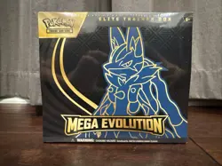 Pokemon Trading Card Game Mega Evolution Elite Trainer Box ETB Lucario FREE SHIP - Image 1