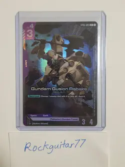 Gundam Card Game - Gusion Rebake (C+) - Alt Art - ST05-005 - English - Image 1