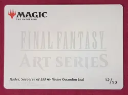 Magic The Gathering FINAL FANTASY ART SERIES HADES SORCERER OF ELD 12 card MTG - Image 2