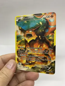 Volcanion Gold Metal Pokemon Card-Collectible Gift Display！Christmas NICE - Image 1