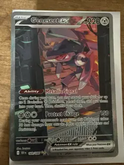 Genesect ex SIR BLACK BOLT Pokemon Card IN HAND SHIPS FAST - Image 1