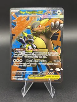 Pokemon Mega Kangaskhan EX Trading Card 300HP Rapid-Fire Combo - Image 1