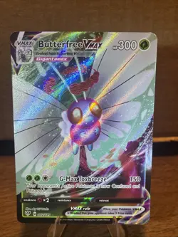 Pokemon TCG Butterfree VMAX Darkness Ablaze Holo Ultra Rare Card 002/189 NM/Mint - Image 1