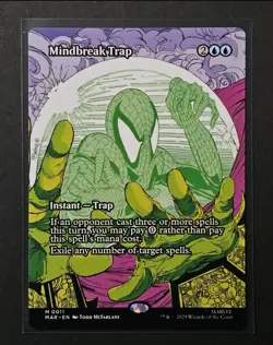 MTG Marvel Universe Eternal-Legal Mindbreak Trap (Borderless) Non-foil M 11 - Image 1