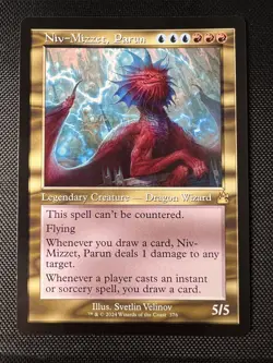 MTG Niv-Mizzet Parun Retro Frame Regular 376 Ravnica Remastered RVR NM - Image 1