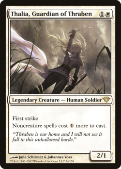 Thalia, Guardian of Thraben #24 (DMG) Dark Ascension DKA Magic MTG - Image 1