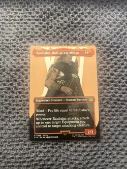 Raubahn, Bull of Ala Mhigo (Borderless) - MTG Final Fantasy - Image 1