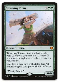Towering Titan #31 (NM) Jumpstart JMP Magic MTG - Image 1