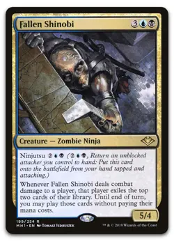 Fallen Shinobi #199 (NM) Modern Horizons MH1 Magic MTG - Image 1
