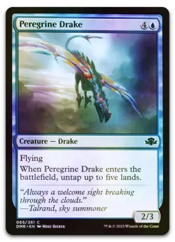 Peregrine Drake #65 (Foil) (NM) Dominaria Remastered DMR Magic MTG - Image 1