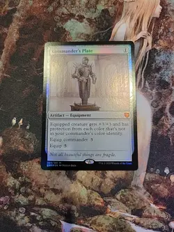 MTG FOIL Commander's Plate Commander Legends NM - Image 1