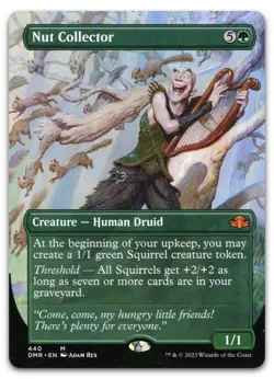 Nut Collector (Borderless) #440 (NM) Dominaria Remastered DMR Magic MTG - Image 1
