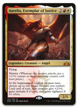 Aurelia, Exemplar of Justice #153 (LP) Guilds of Ravnica GRN Magic MTG - Image 1