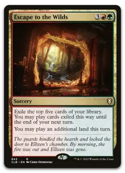 Escape to the Wilds #843 (NM) Baldur's Gate CLB Magic MTG - Image 1