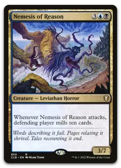 Nemesis of Reason #850 (LP) Baldur's Gate CLB Magic MTG - Image 1