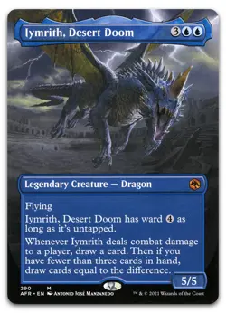 Iymrith, Desert Doom (Borderless) #290 (NM) Forgotten Realms AFR Magic MTG - Image 1