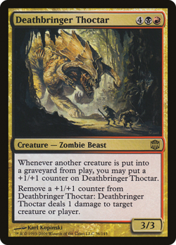 Deathbringer Thoctar #36 (MP) Alara Reborn ARB Magic MTG - Image 1