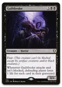 Guiltfeeder #756 (NM) Baldur's Gate CLB Magic MTG - Image 1