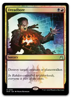 Dreadbore #180 (Foil) (NM) Ravnica Remastered RVR Magic MTG - Image 1
