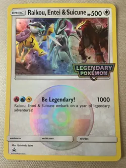 JUMBO Oversized Pokemon Card Lot Raikou Entei & Suicune, Charizard Tag Team MORE - Image 2